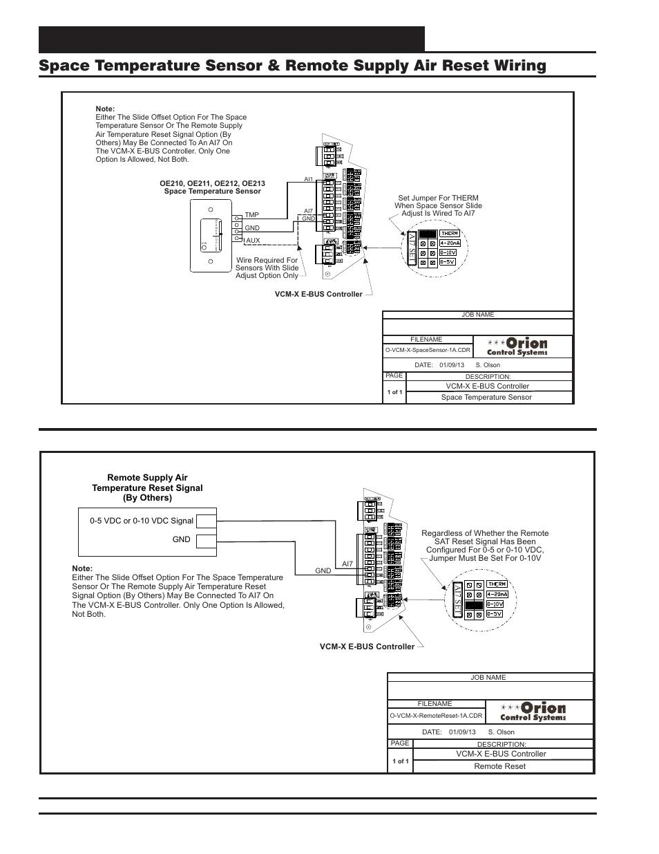 Vcm-x e-bus controller wiring, Vcm-x component & systems wiring 36, Zone | Orion System VCM-X E-BUS Component User Manual | Page 36 / 128
