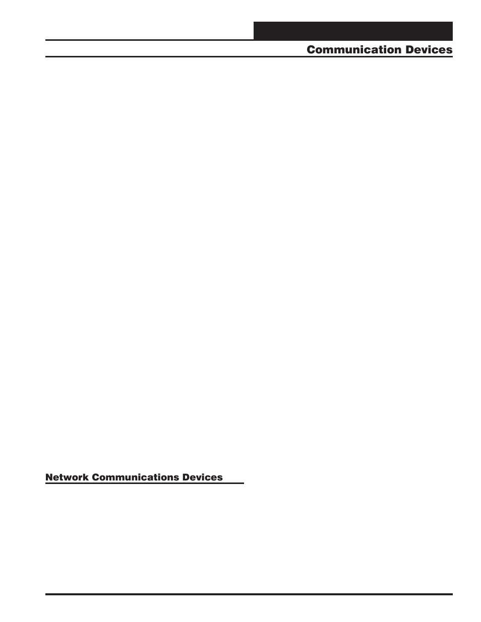 Systems overview, Communication devices | Orion System VCM-X E-BUS Component User Manual | Page 7 / 128