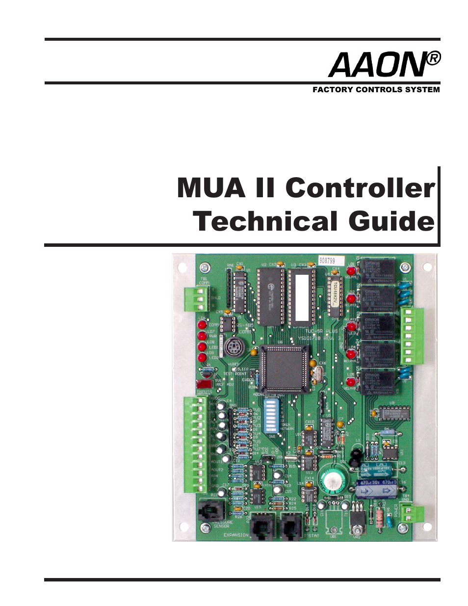 Orion System MUA II Controller User Manual | 24 pages