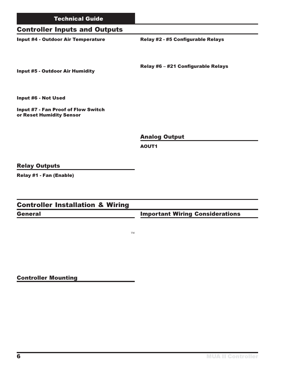 Orion System MUA II Controller User Manual | Page 6 / 24