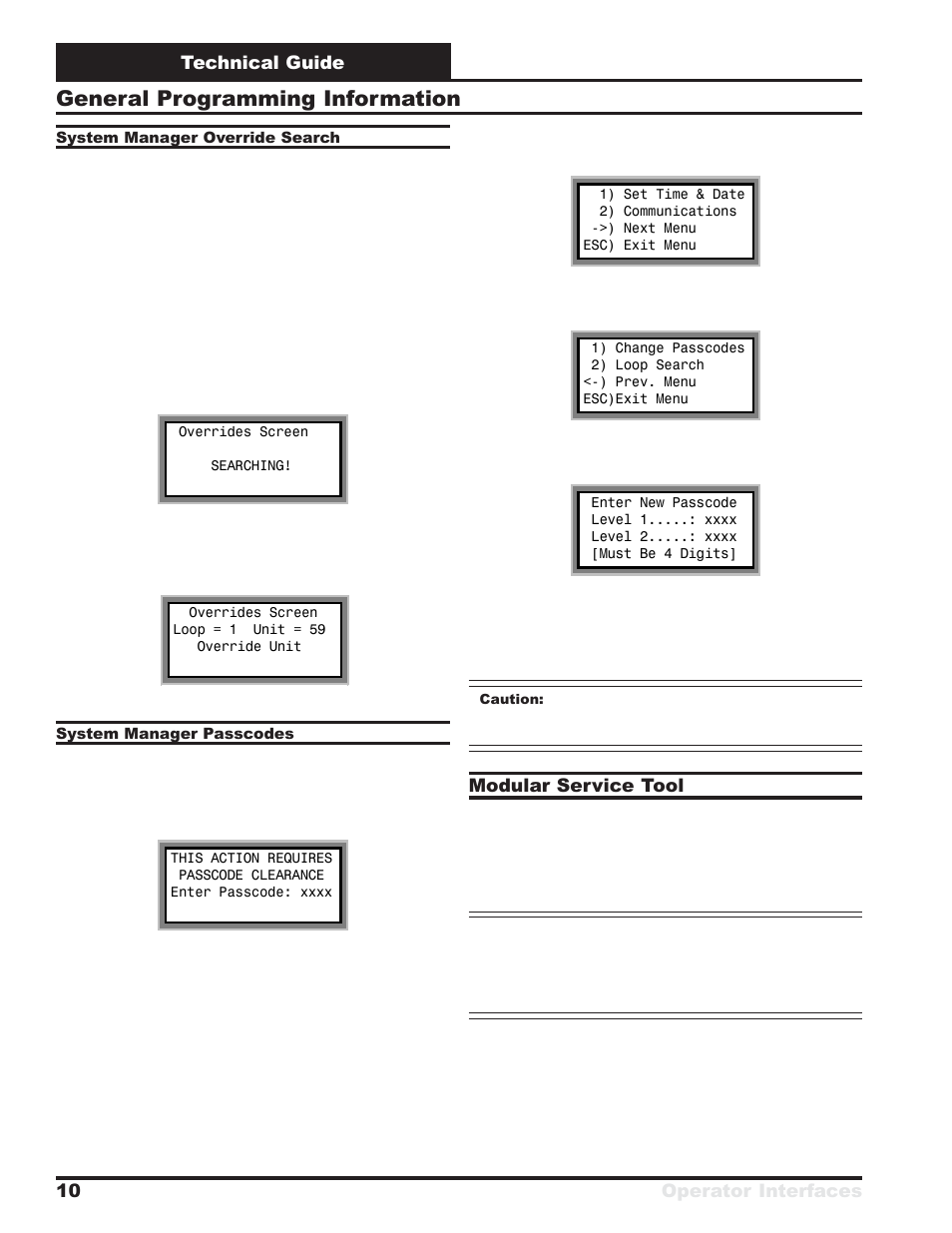 General programming information | Orion System VCM User Manual | Page 10 / 52