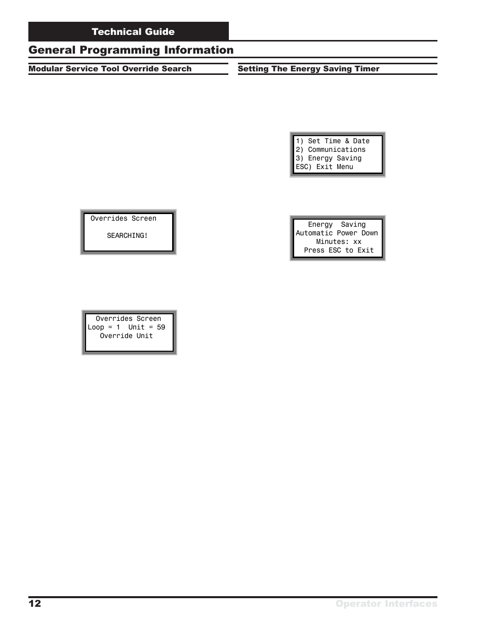 General programming information | Orion System VCM User Manual | Page 12 / 52