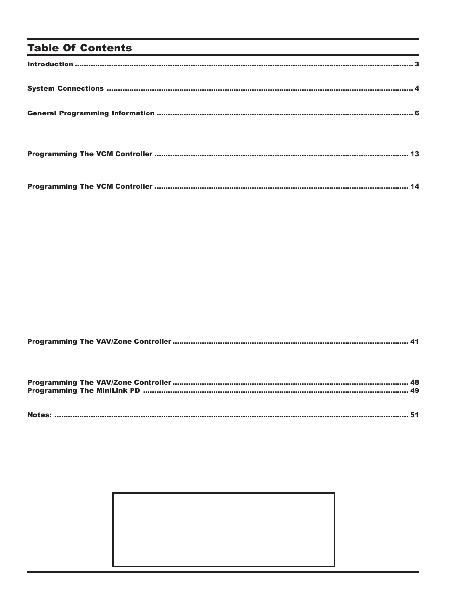 Orion System VCM User Manual | Page 2 / 52