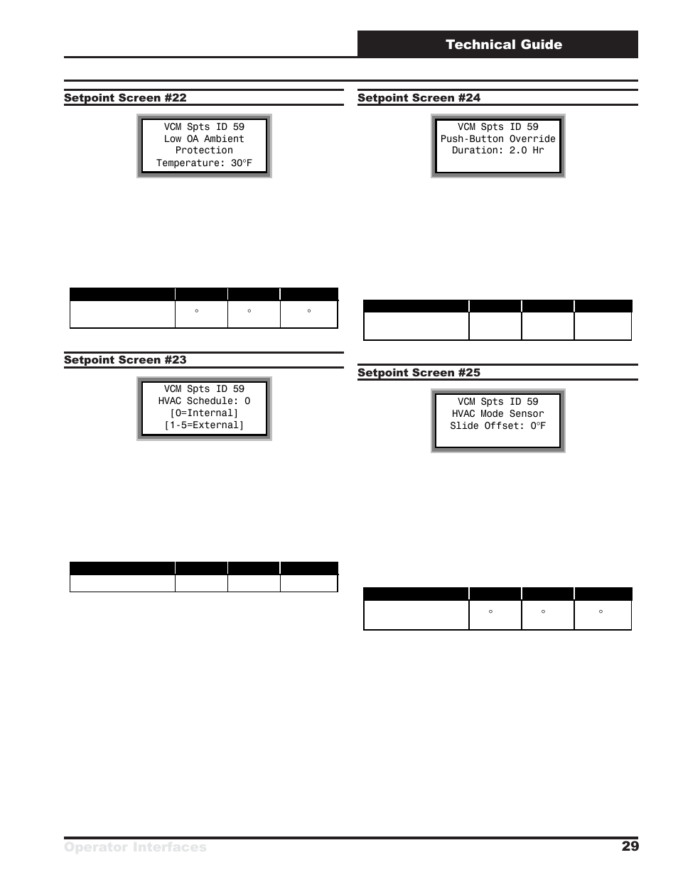 Operator interfaces technical guide 29 | Orion System VCM User Manual | Page 29 / 52