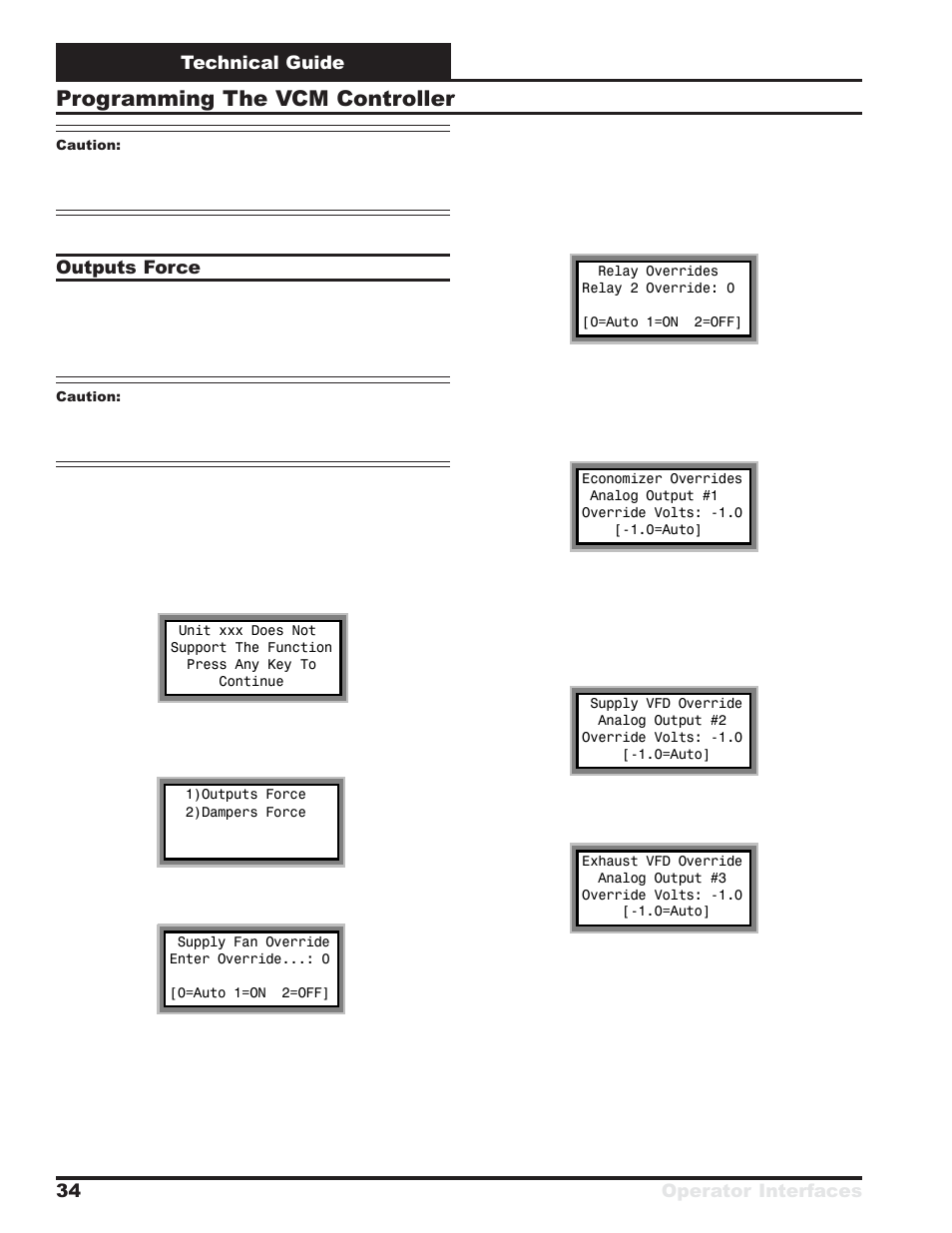 Programming the vcm controller | Orion System VCM User Manual | Page 34 / 52