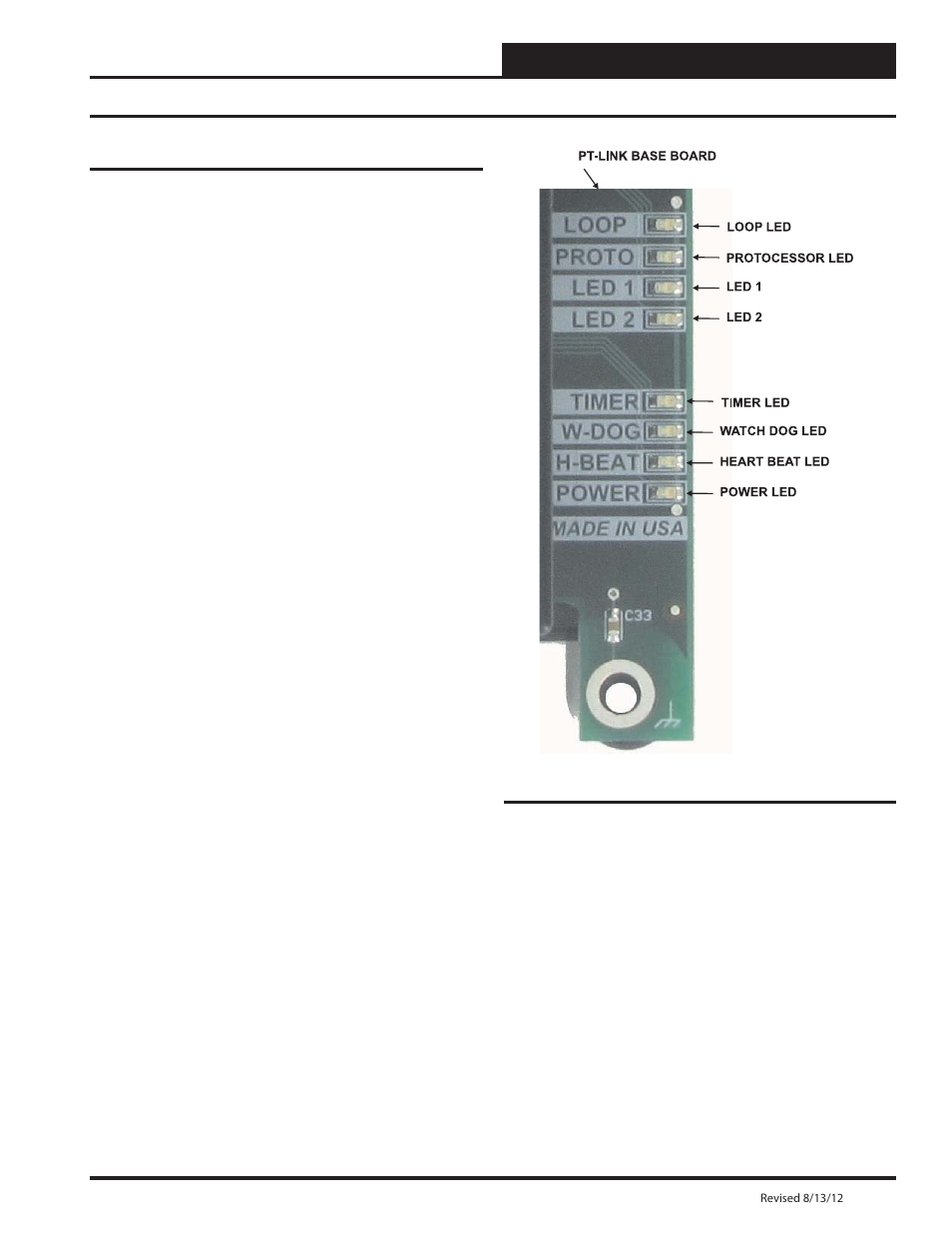 Troubleshooting the pt-link ii controller, Pt-link ii interface pt-link ii bacnet, Technical guide 15 pt-link ii board leds | Orion System PT-Link II BACnet2 User Manual | Page 15 / 60