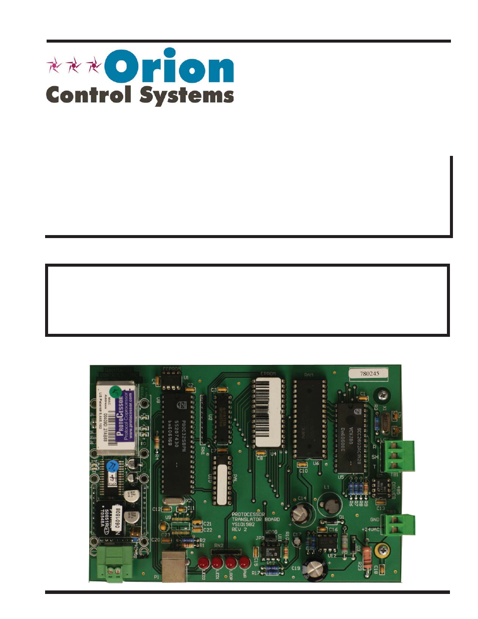 Orion System PT-Link-LON User Manual | 40 pages