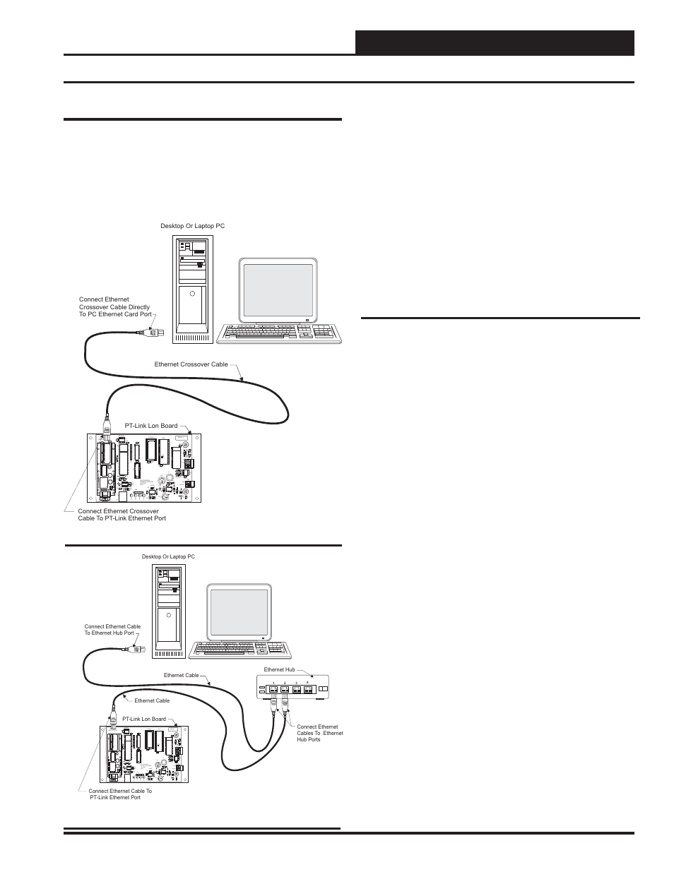 Confi guring the pt-link controller, Pt-link interface, Pt-link-lon | Technical guide 5 pt-link hardware connection, Computer ip address set-up for windows 98 | Orion System PT-Link-LON User Manual | Page 5 / 40