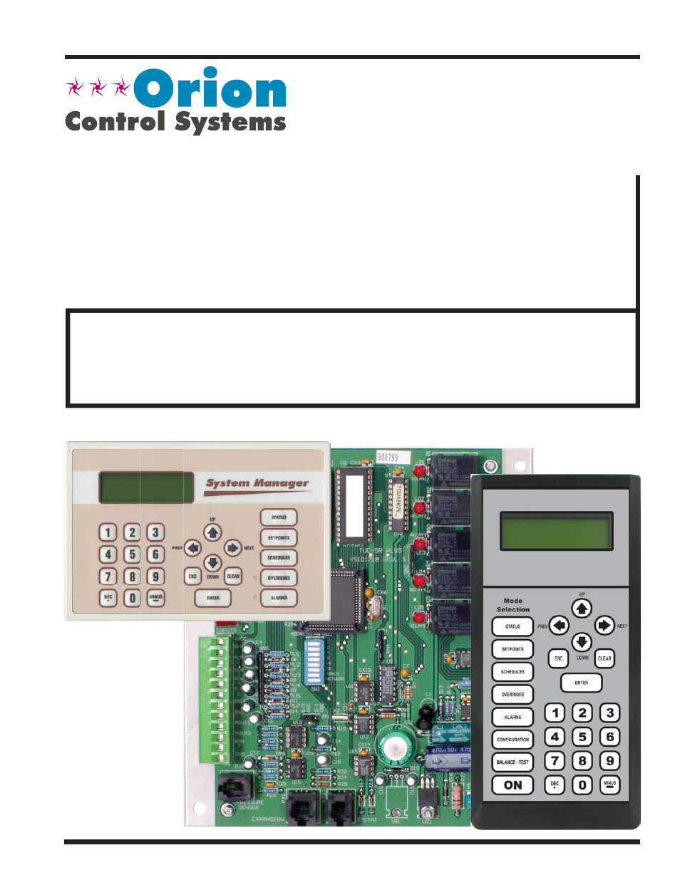 Orion System VAV II Controller v.1 User Manual | 80 pages