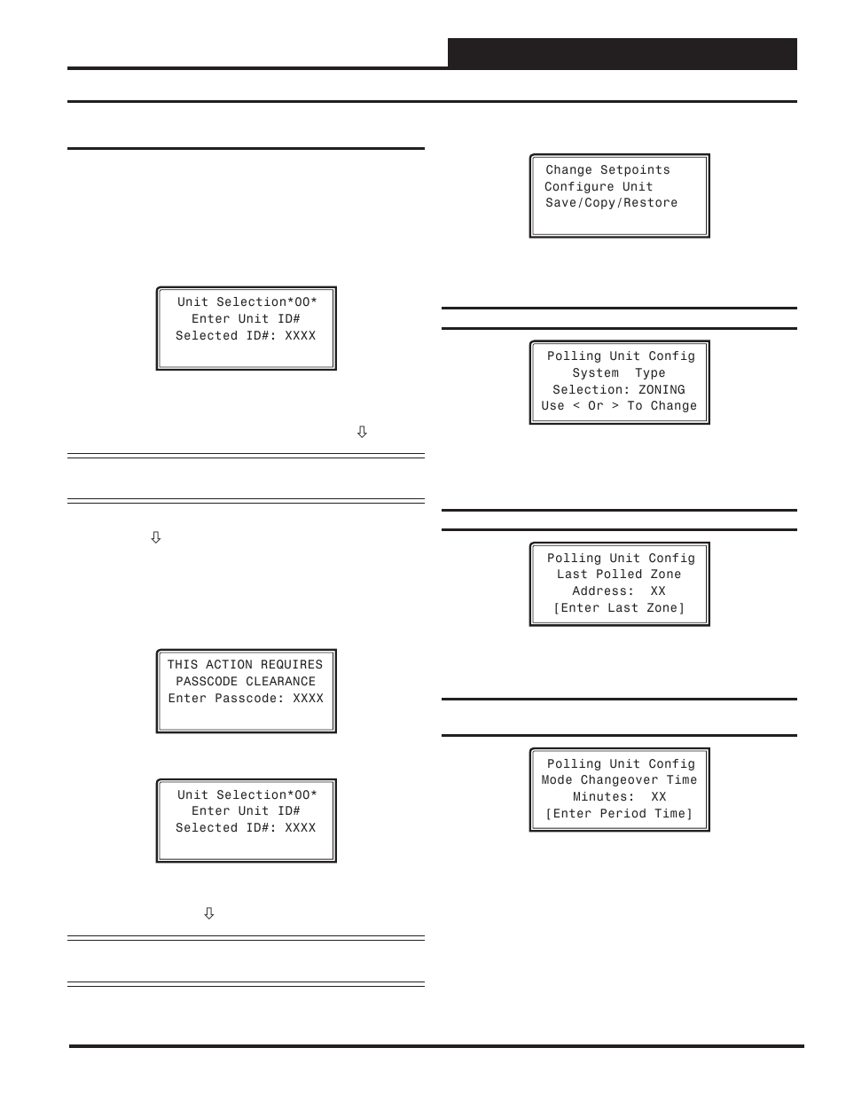 Minilink pd programming, Minilink pd confi guration screens, Vav/cav/mua operator interface sd 63 | Minilink pd confi guration | Orion System VAV II Controller v.1 User Manual | Page 63 / 80