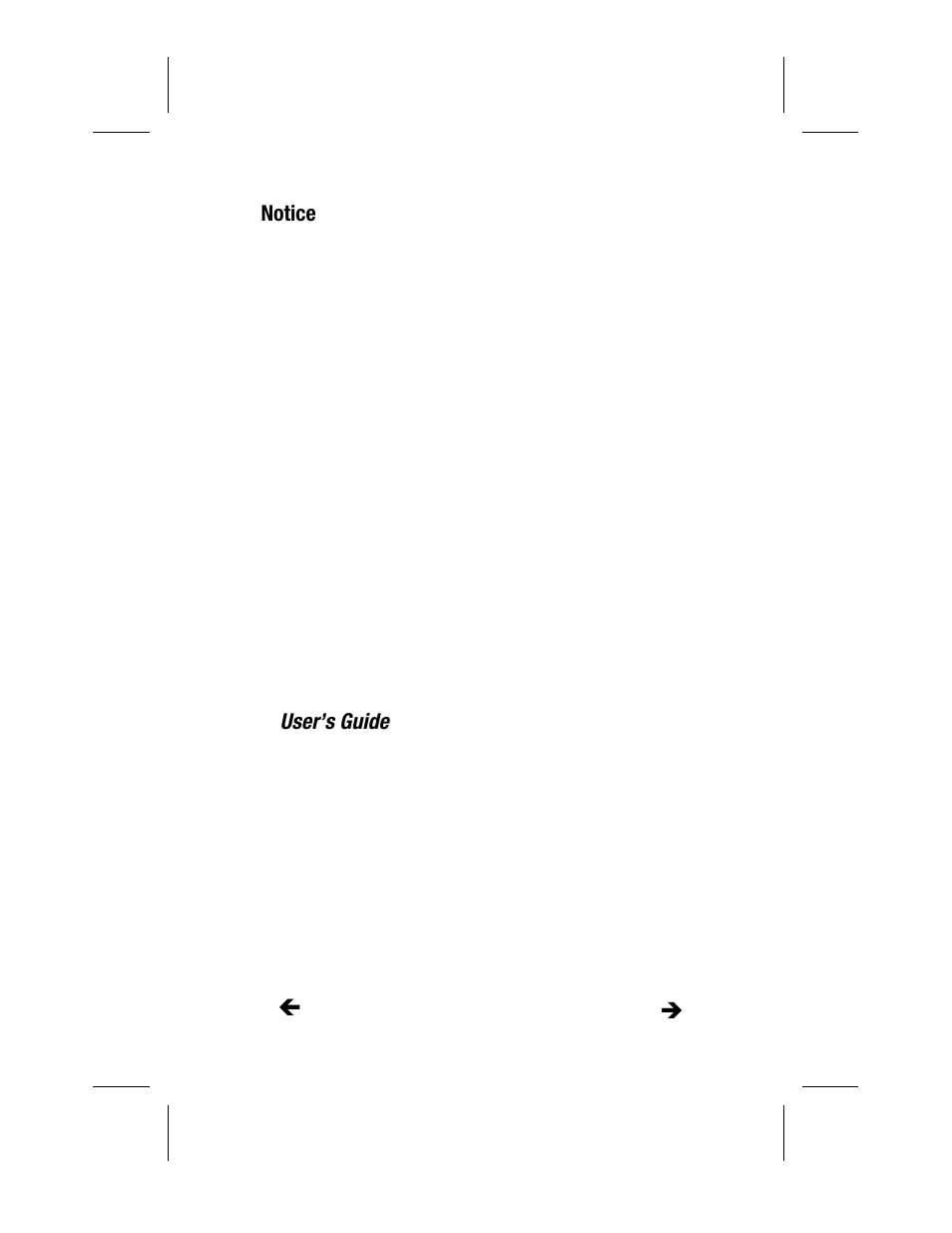 Notice, User’s guide | Compaq MP1400 User Manual | Page 2 / 69