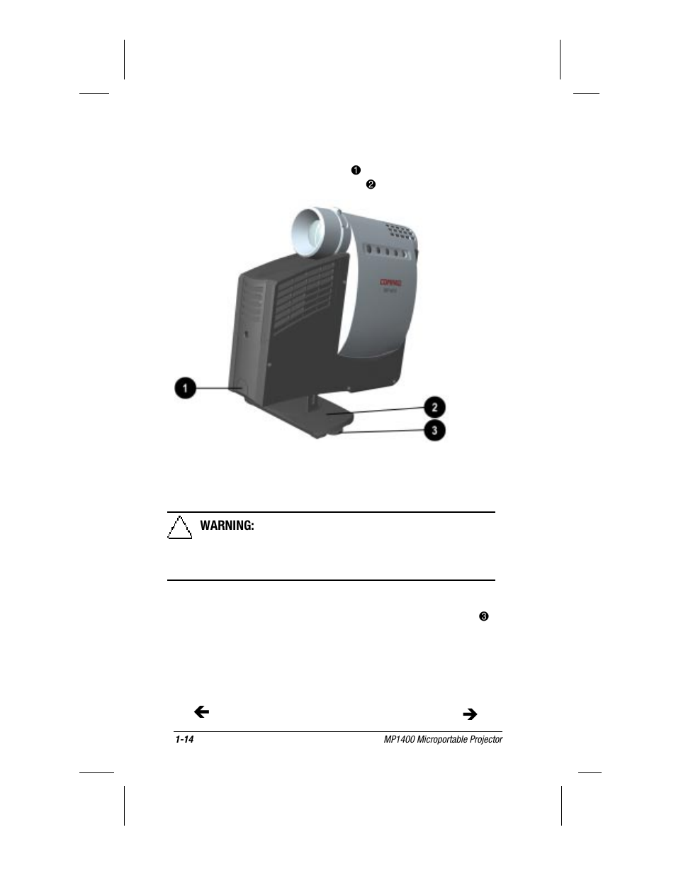 Compaq MP1400 User Manual | Page 21 / 69