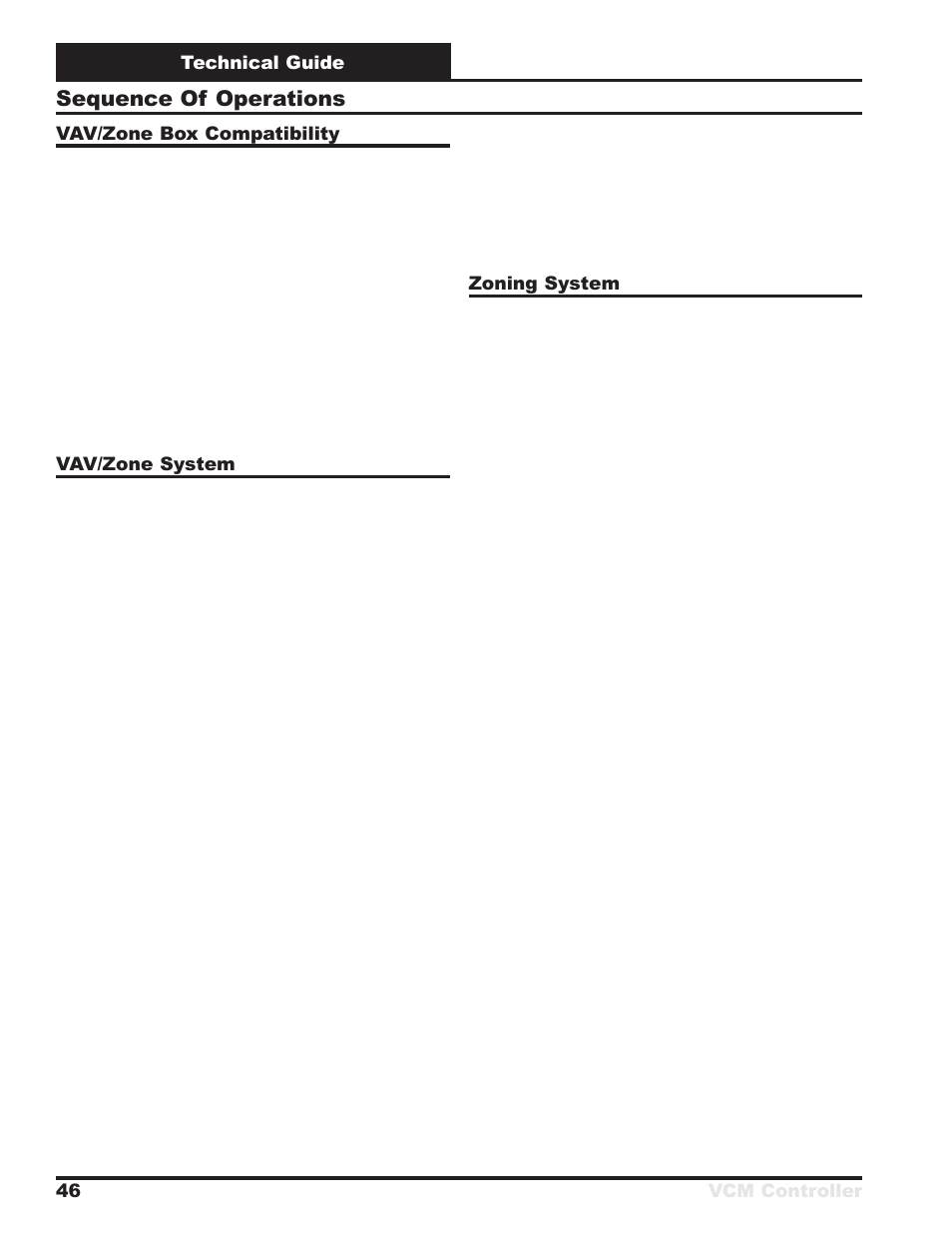 Sequence of operations | Orion System VCM Controller User Manual | Page 46 / 60