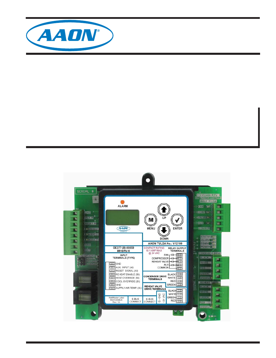 Orion System MHGRV-X User Manual | 26 pages