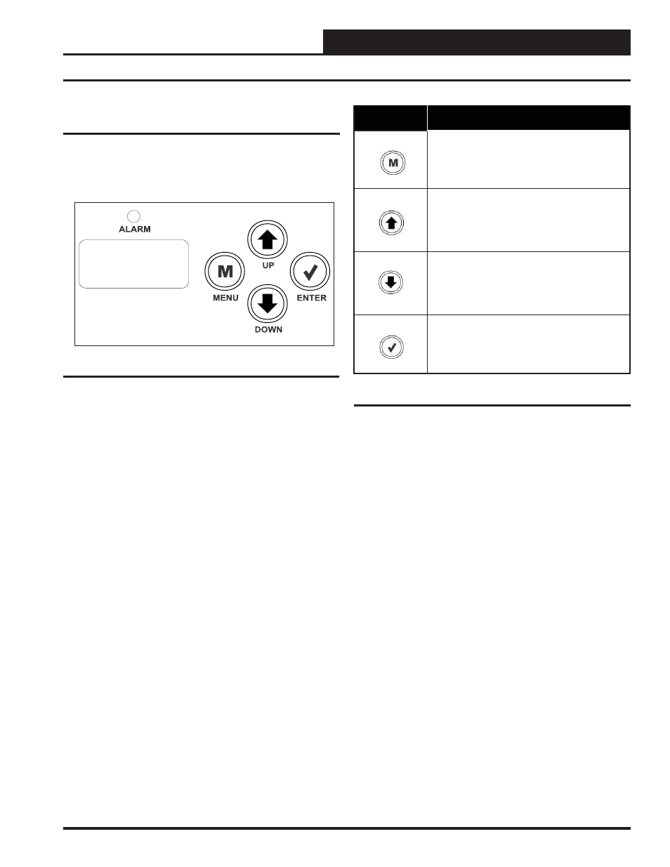 Lcd display screens, Navigation keys | Orion System MHGRV-X User Manual | Page 9 / 26