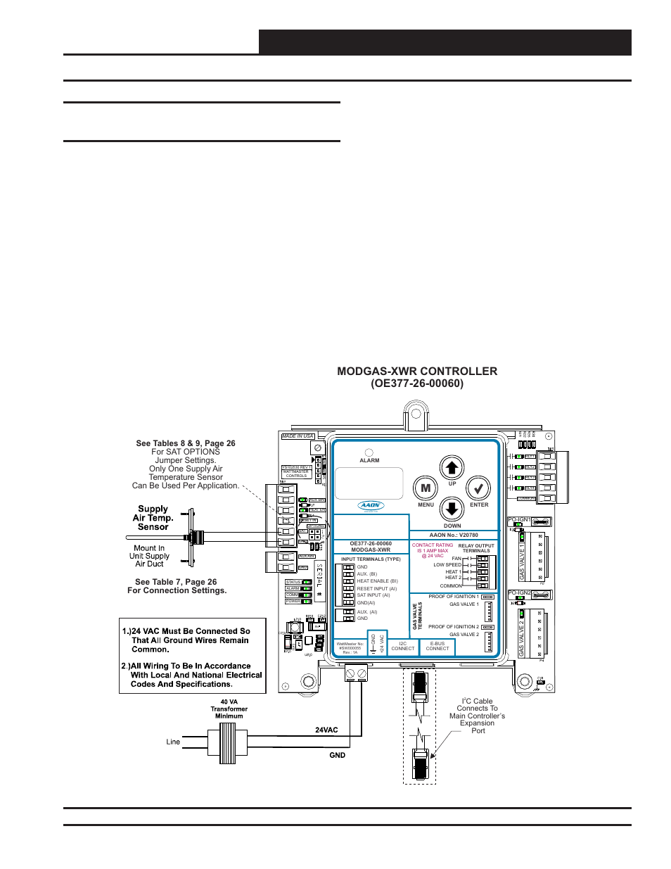 Appendix b, Modgas-xwr replacement of modgas ii, Modgas-xwr technical guide | Replacing the modgas ii with the modgas-xwr, Figure 12: modgas-xwr controller, Anode an od e an o d e | Orion System MODGAS-XWR User Manual | Page 27 / 28
