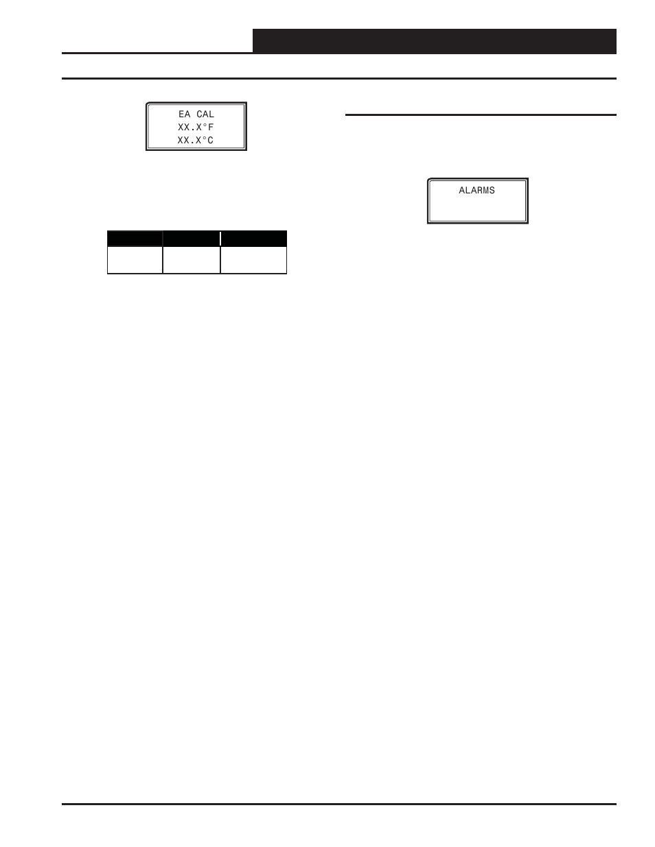 Lcd display screens, Setpoint & alarm screens, Preheat-x technical guide | 17 alarm screens | Orion System PREHEAT-X User Manual | Page 17 / 28