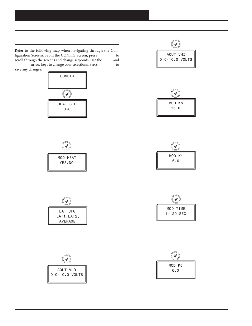 Lcd display screens, Confi guration screens, Preheat-x technical guide 18 | Orion System PREHEAT-X User Manual | Page 18 / 28