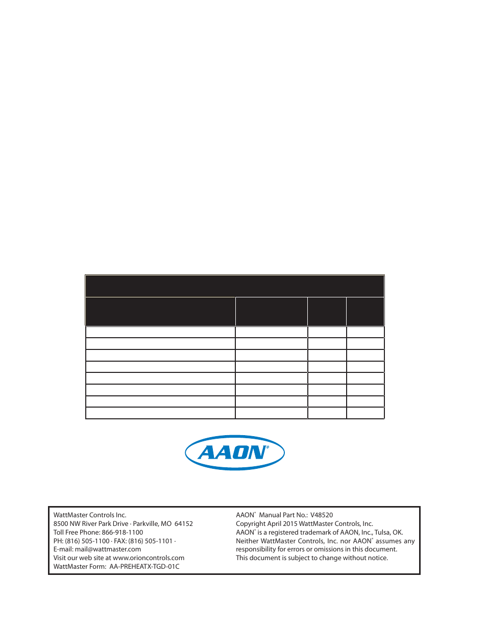 Orion System PREHEAT-X User Manual | Page 2 / 28