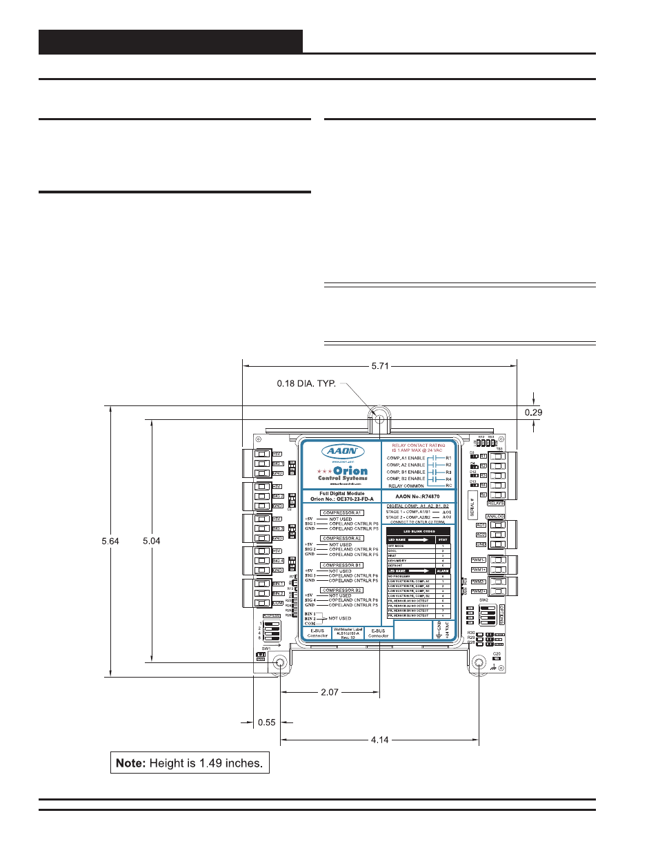 Installation and wiring | Orion System Full Digital Module User Manual | Page 4 / 16