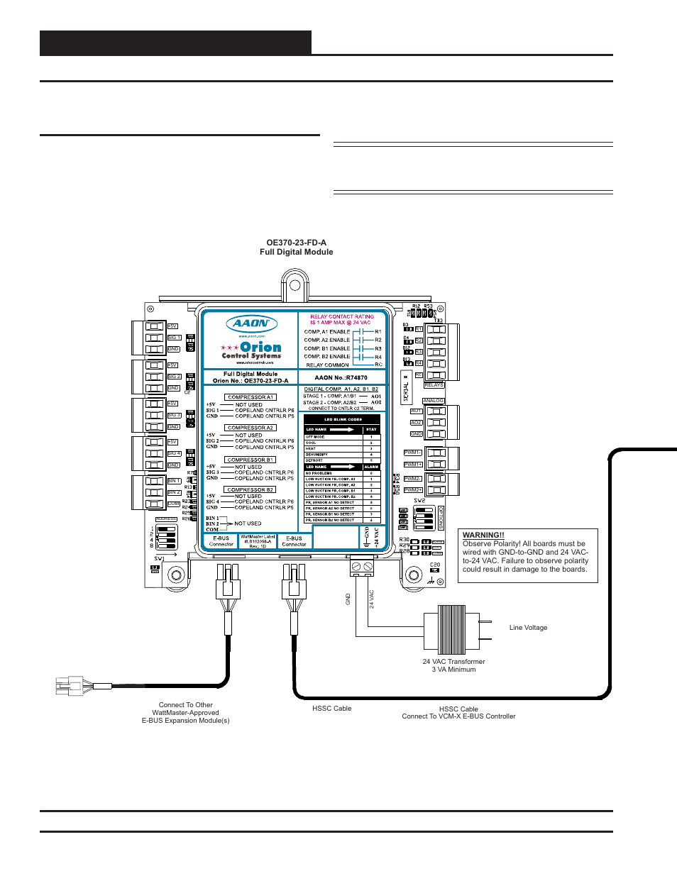 Installation and wiring, Full digital module technical guide 8 | Orion System Full Digital Module User Manual | Page 8 / 16