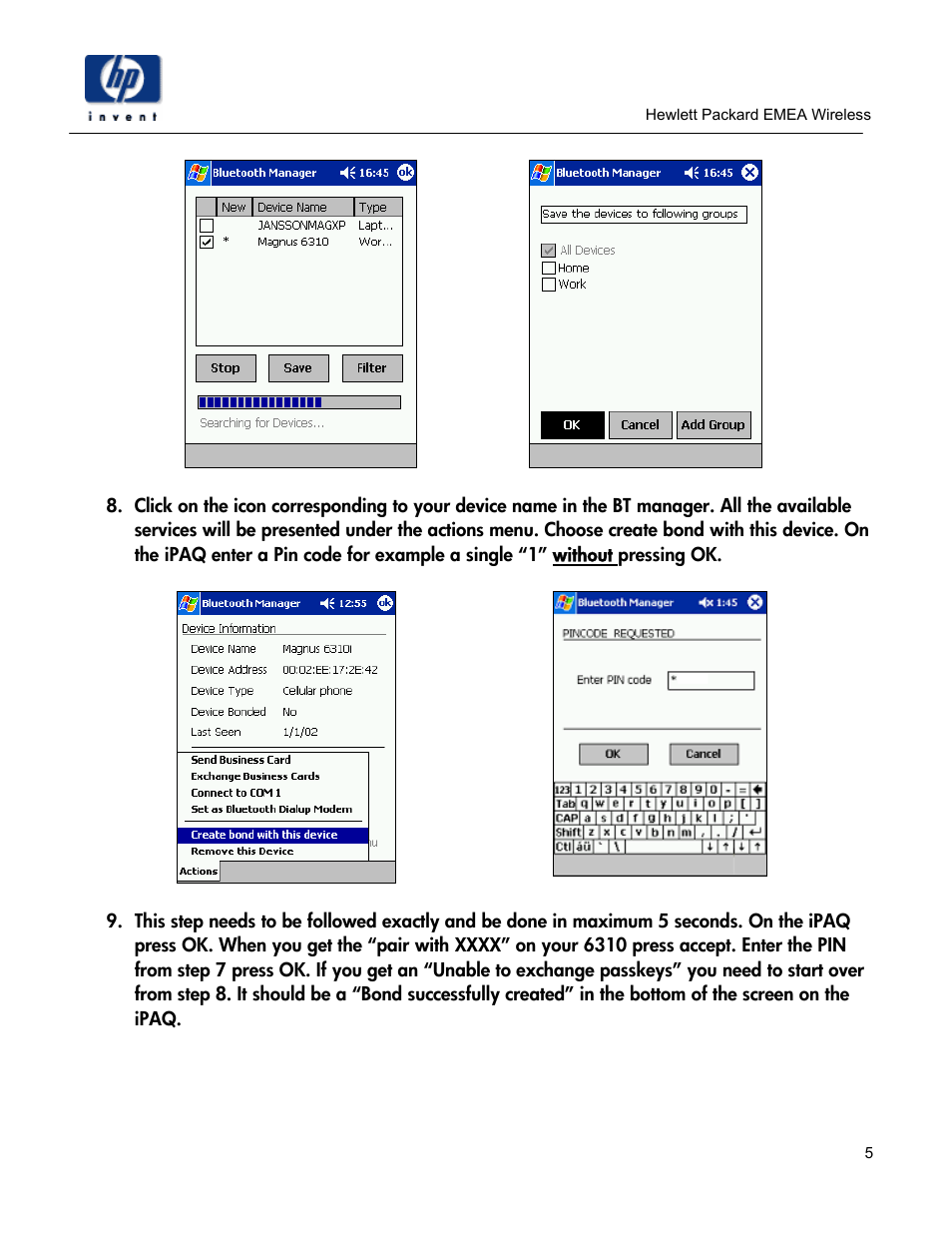 Compaq ipaq 3970 User Manual | Page 5 / 8