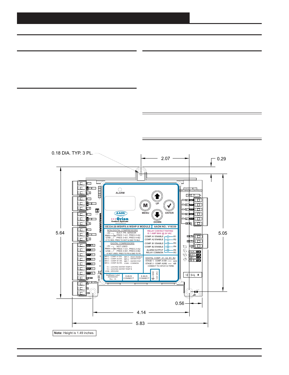 Wshp-x module, Installation & wiring, Technical guide 4 | Power supply, Environmental requirements, Mounting | Orion System Water Source Heat Pump X Module User Manual | Page 4 / 32