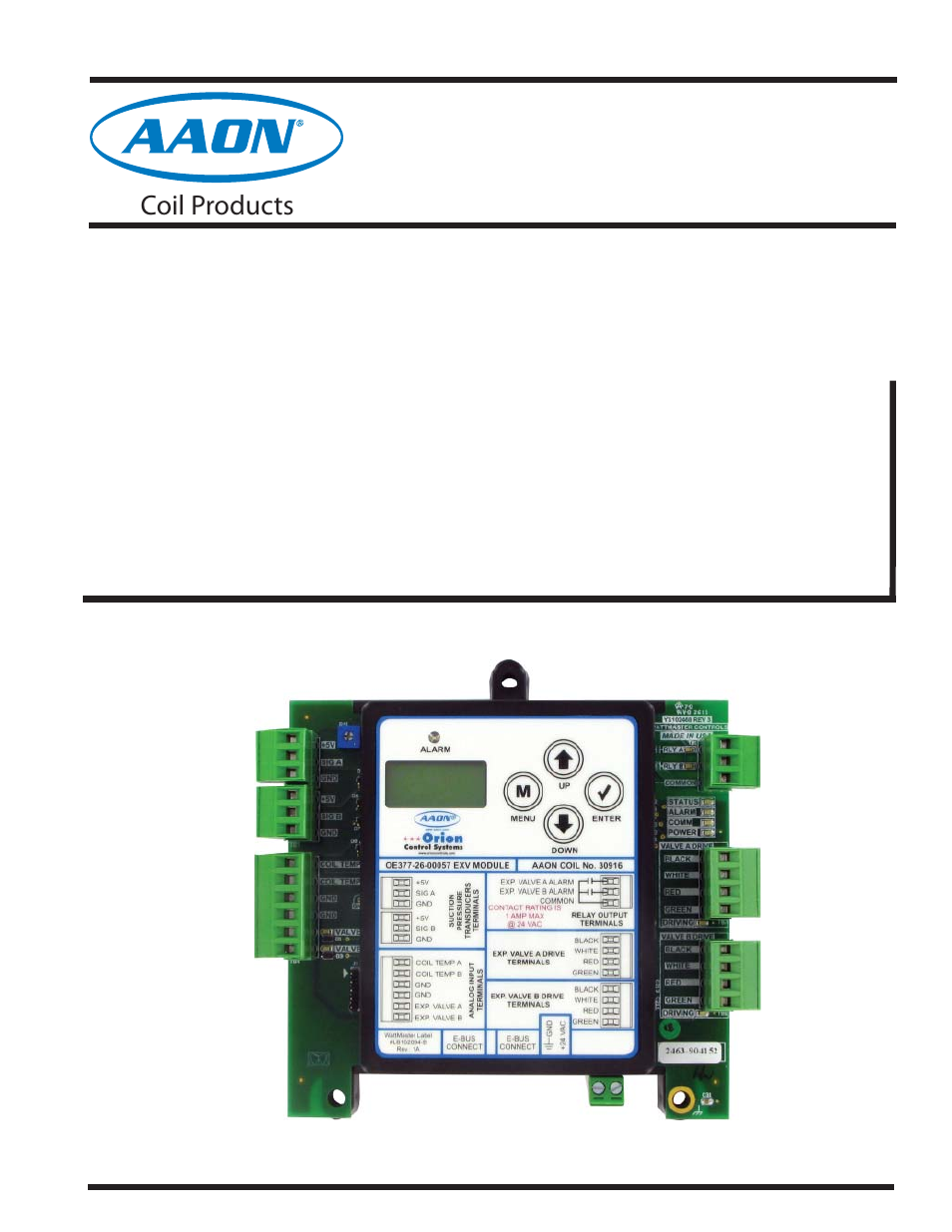 Orion System Dual Electronic Expansion Valve Module User Manual | 24 pages