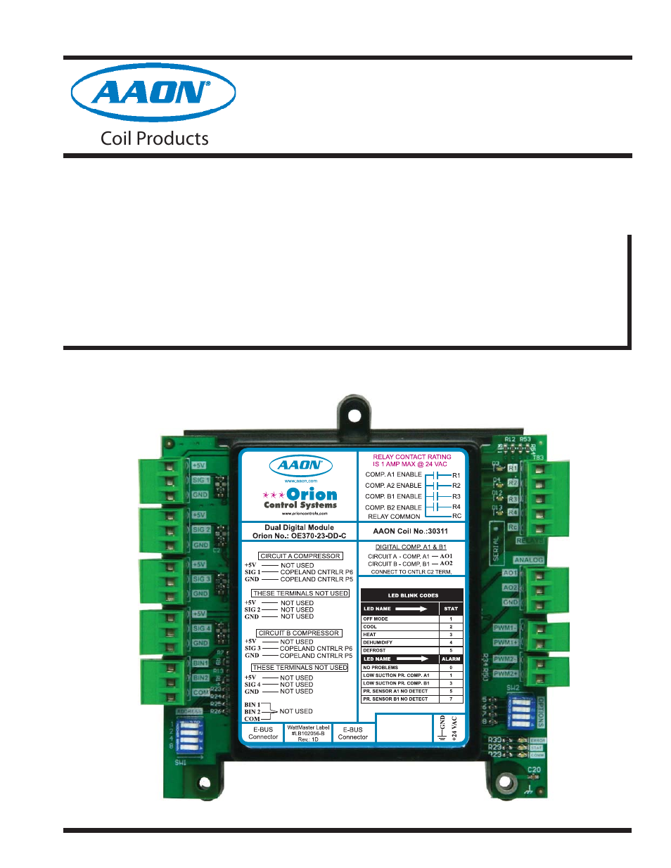 Orion System Dual Digital Module User Manual | 16 pages