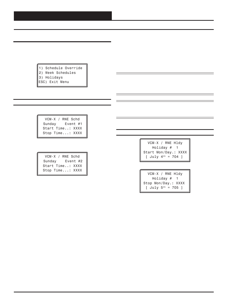 Initialization, Vcm-x / rne operator interfaces technical guide 16, Scheduling | Orion System VCM-X/RNE Operator Interfaces User Manual | Page 16 / 84