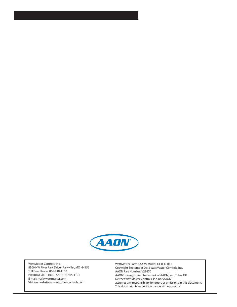 Orion System VCM-X/RNE Operator Interfaces User Manual | Page 2 / 84