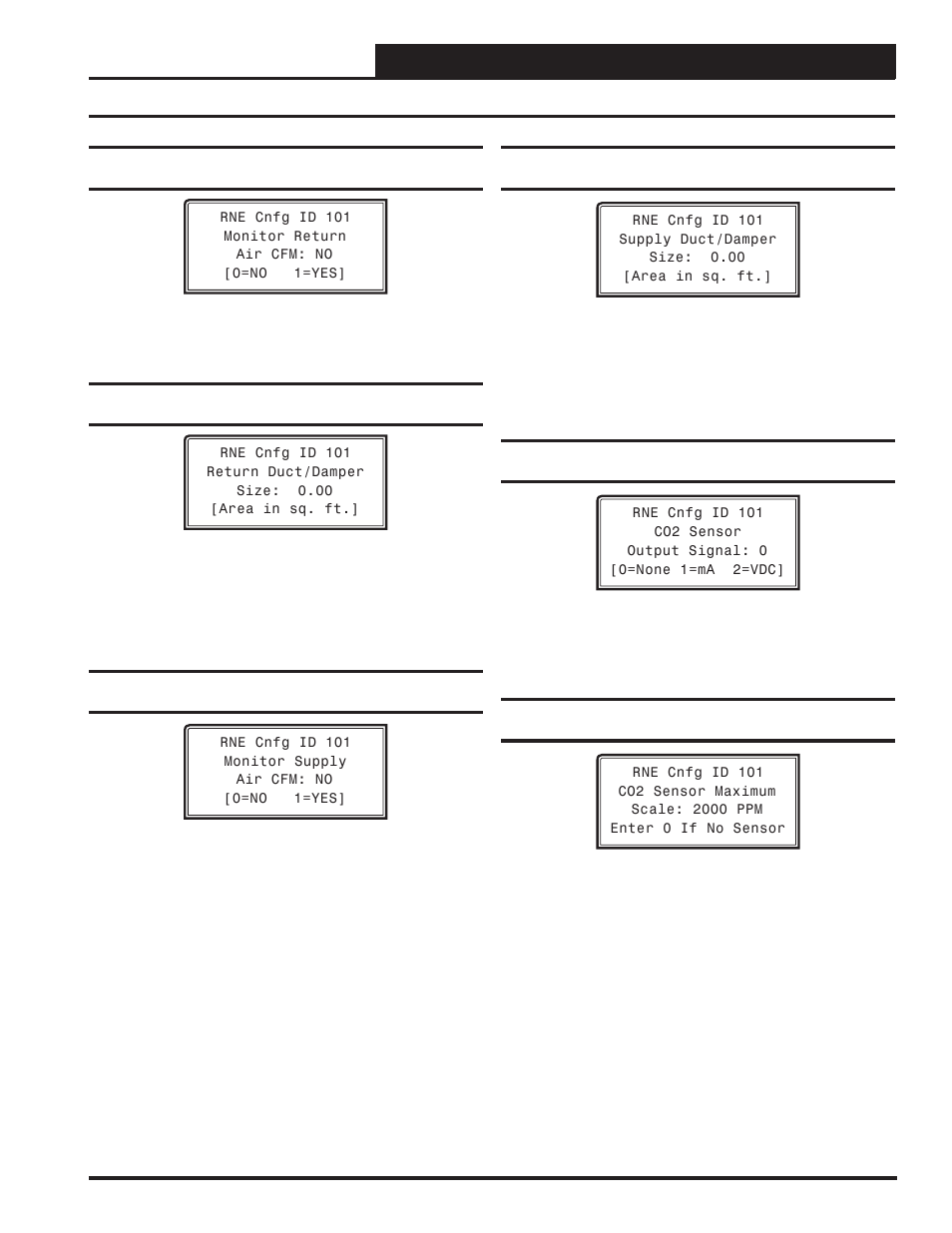Rne configuration, Rne confi guration screens, Vcm-x / rne operator interfaces technical guide | Orion System VCM-X/RNE Operator Interfaces User Manual | Page 33 / 84