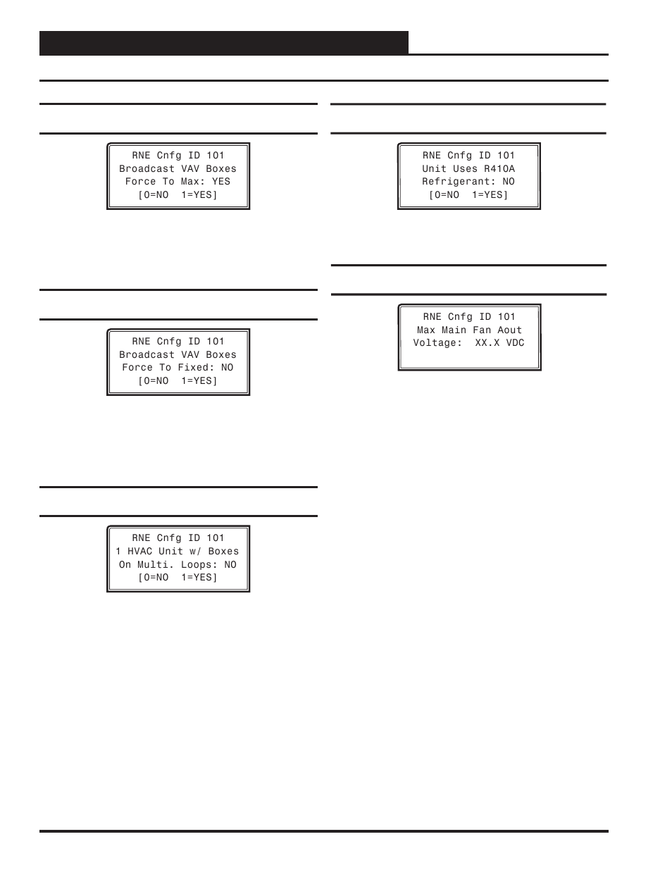 Rne configuration, Rne confi guration screens, Vcm-x / rne operator interfaces technical guide 36 | Orion System VCM-X/RNE Operator Interfaces User Manual | Page 36 / 84