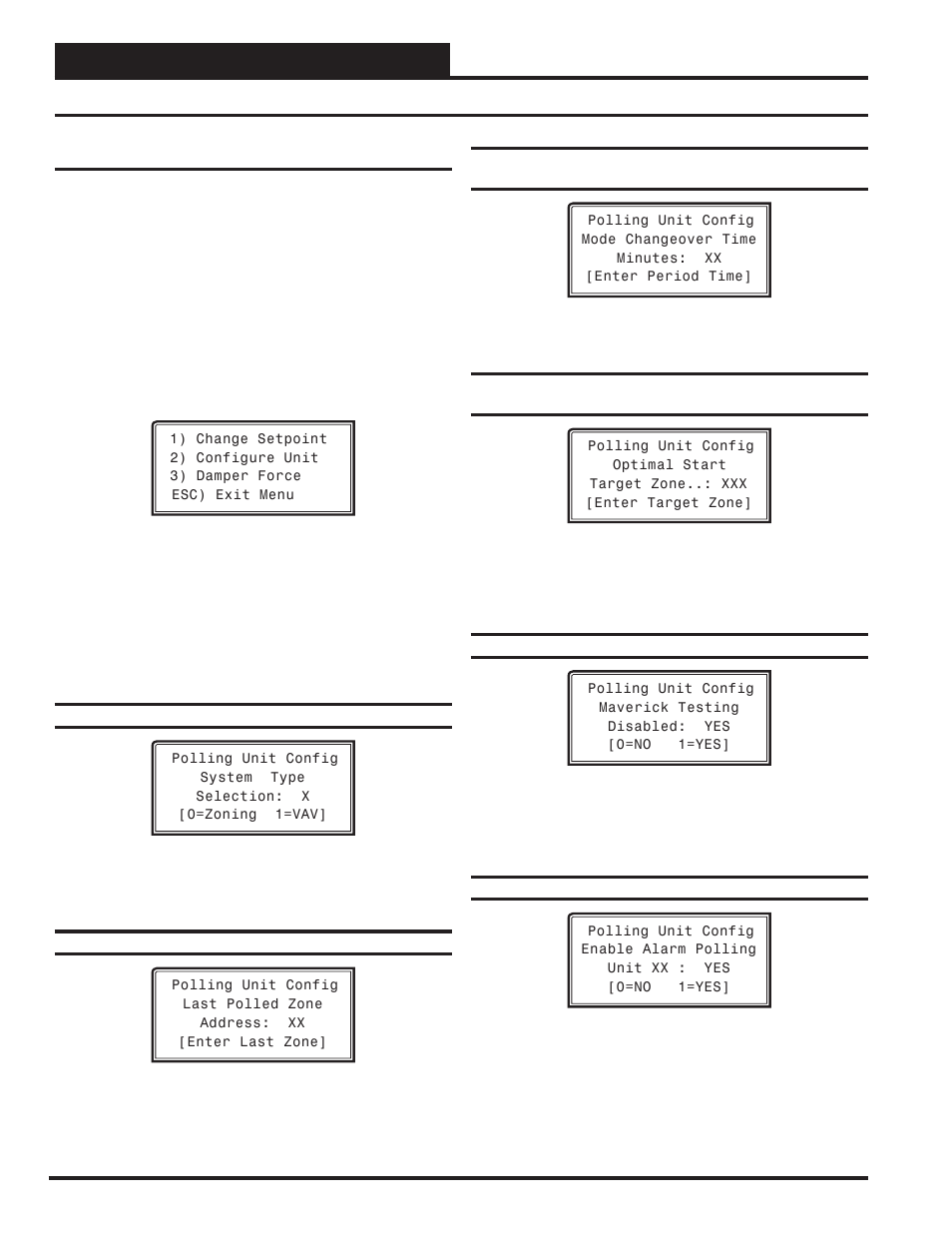 Minilink pd programming, Minilink pd confi guration screens, Vcm-x / rne operator interfaces technical guide 66 | Minilink pd confi guration | Orion System VCM-X/RNE Operator Interfaces User Manual | Page 66 / 84