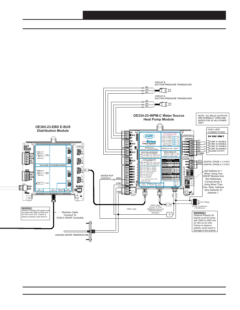 Water source heat pump module, Installation & wiring, Technical guide | Orion System Water Source Heat Pump Module User Manual | Page 9 / 20