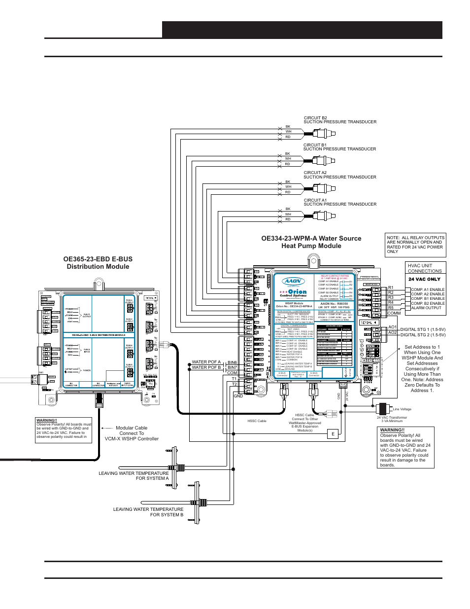 Water source heat pump module, Installation & wiring, Technical guide | Hvac unit connections | Orion System Water Source Heat Pump Module Tulsa User Manual | Page 9 / 20