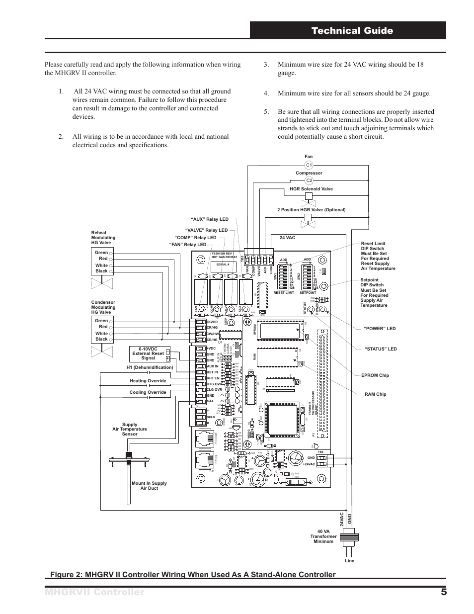 Mhgrvii controller technical guide 5 | Orion System MHGRV II User Manual | Page 5 / 12