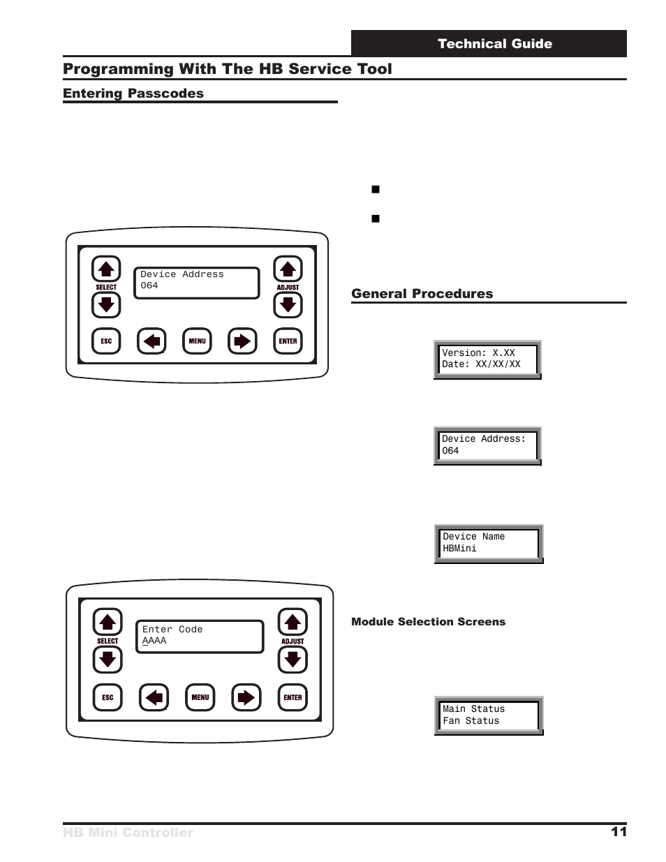 Programming with the hb service tool | Orion System HB Mini User Manual | Page 11 / 24
