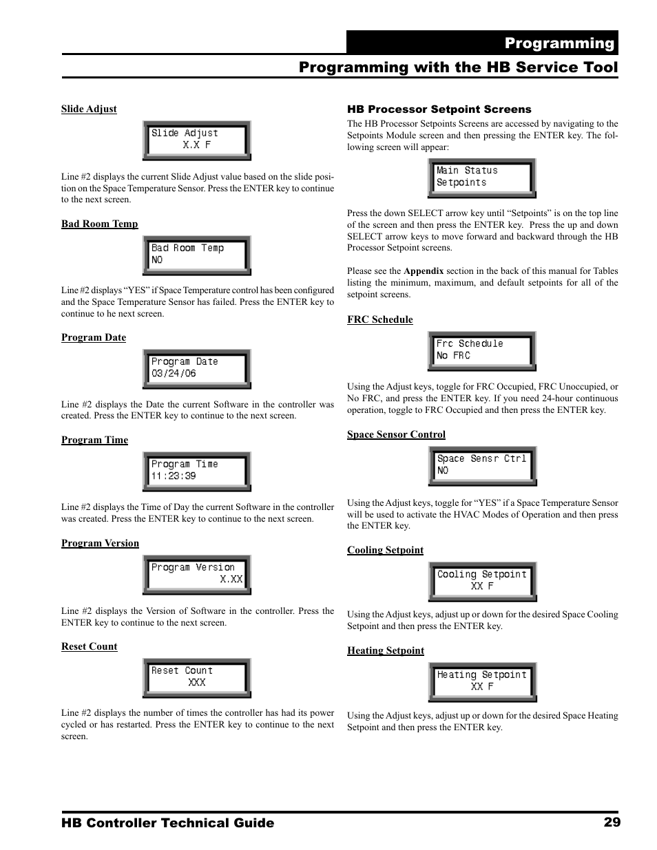 Programming, Programming with the hb service tool | Orion System HB Controller User Manual | Page 29 / 48