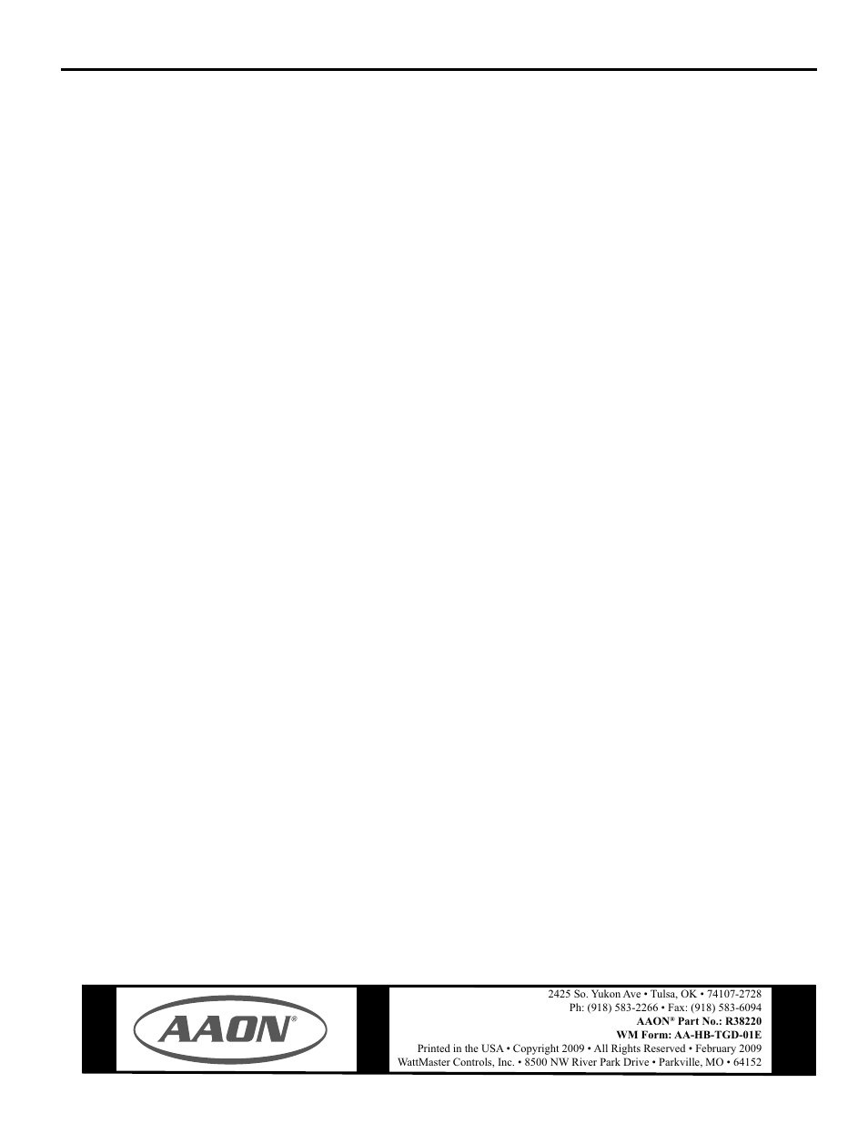 Orion System HB Controller User Manual | Page 48 / 48