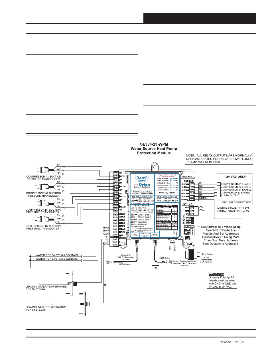 Installation & wiring | Orion System SA Controller User Manual | Page 33 / 70