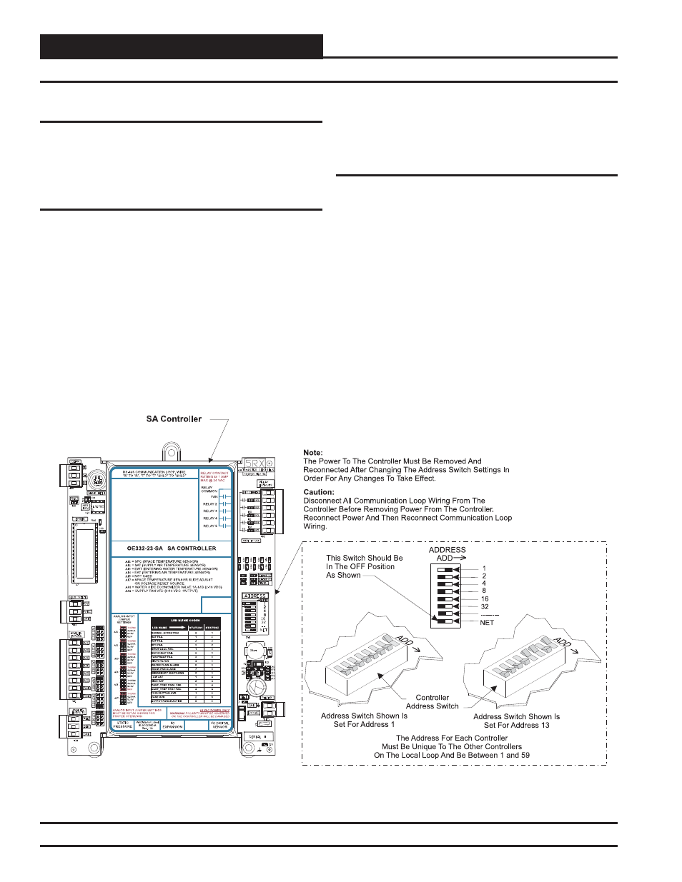 Start-up & commissioning, Addressing & powering up | Orion System SA Controller User Manual | Page 34 / 70