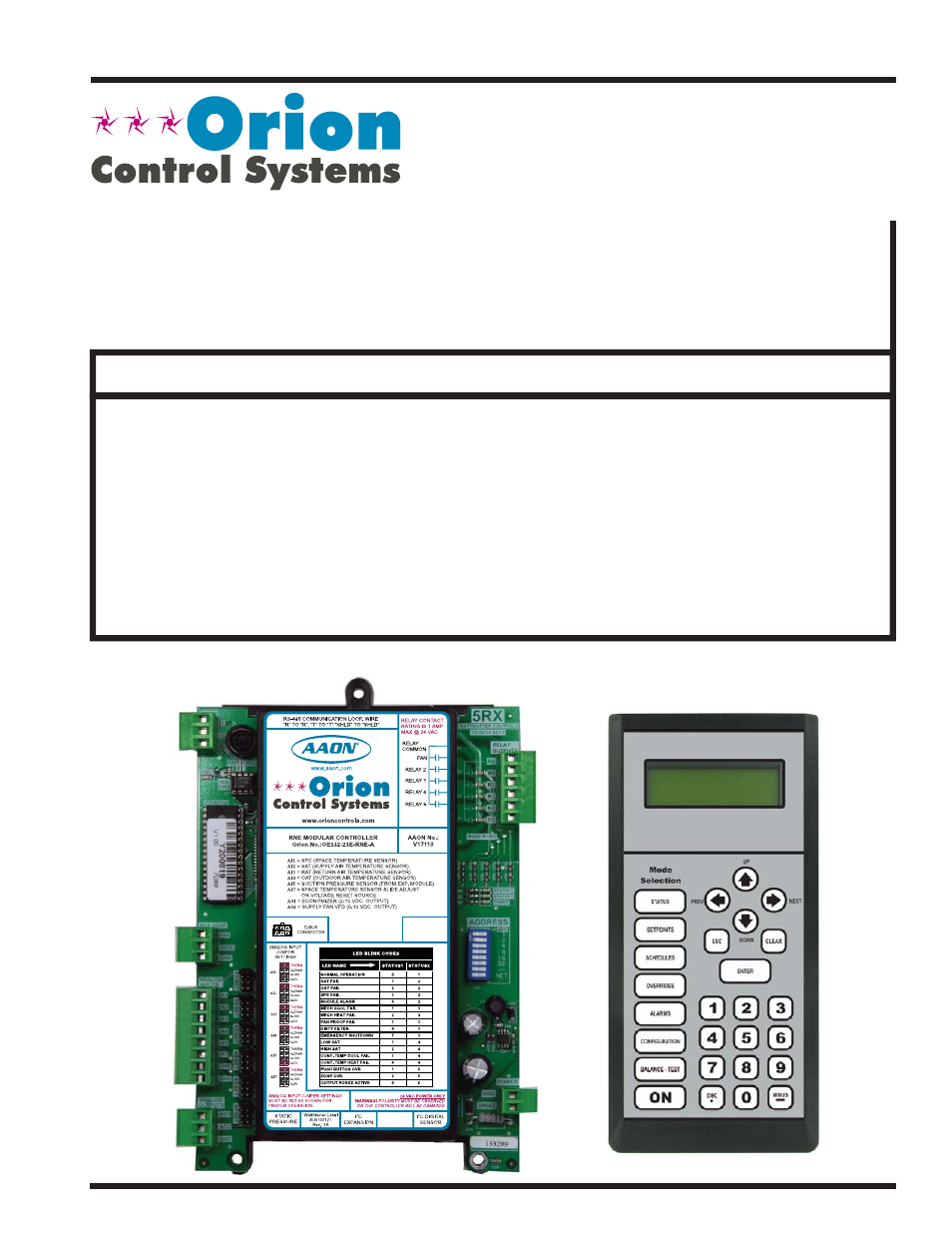 Orion System Modular Service Tool SD User Manual | 20 pages