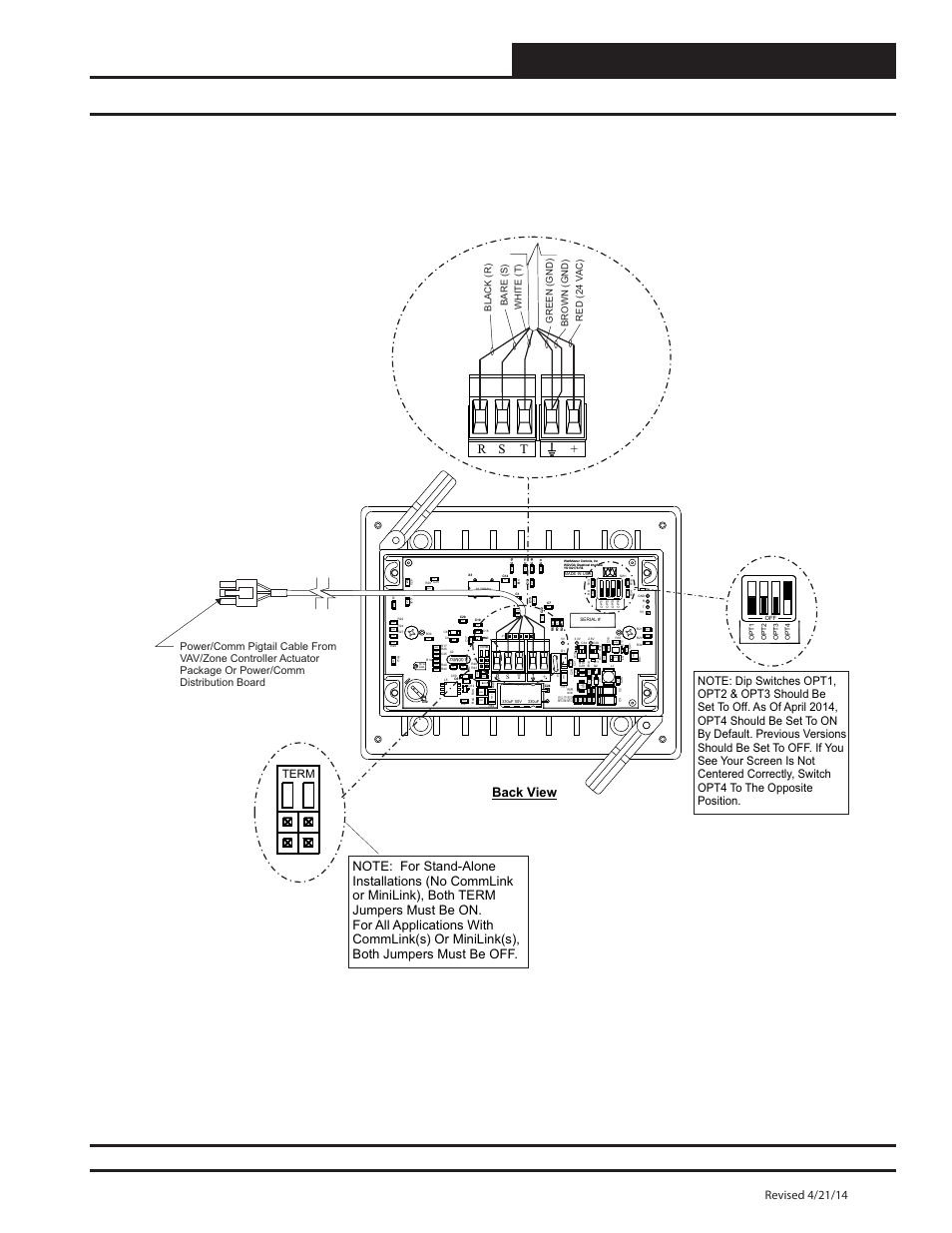 Components and wiring, Smts ii technical guide, Back view | Orion System System Manager TS II In-House User Manual | Page 11 / 84
