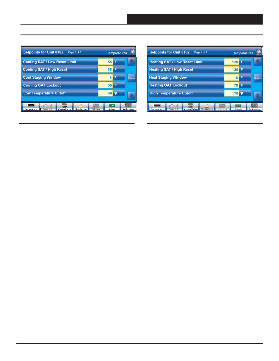 Vcm & vcm-x controllers, Vcm & vcm-x temperature setpoints, Smts ii technical guide | Orion System System Manager TS II In-House User Manual | Page 33 / 84