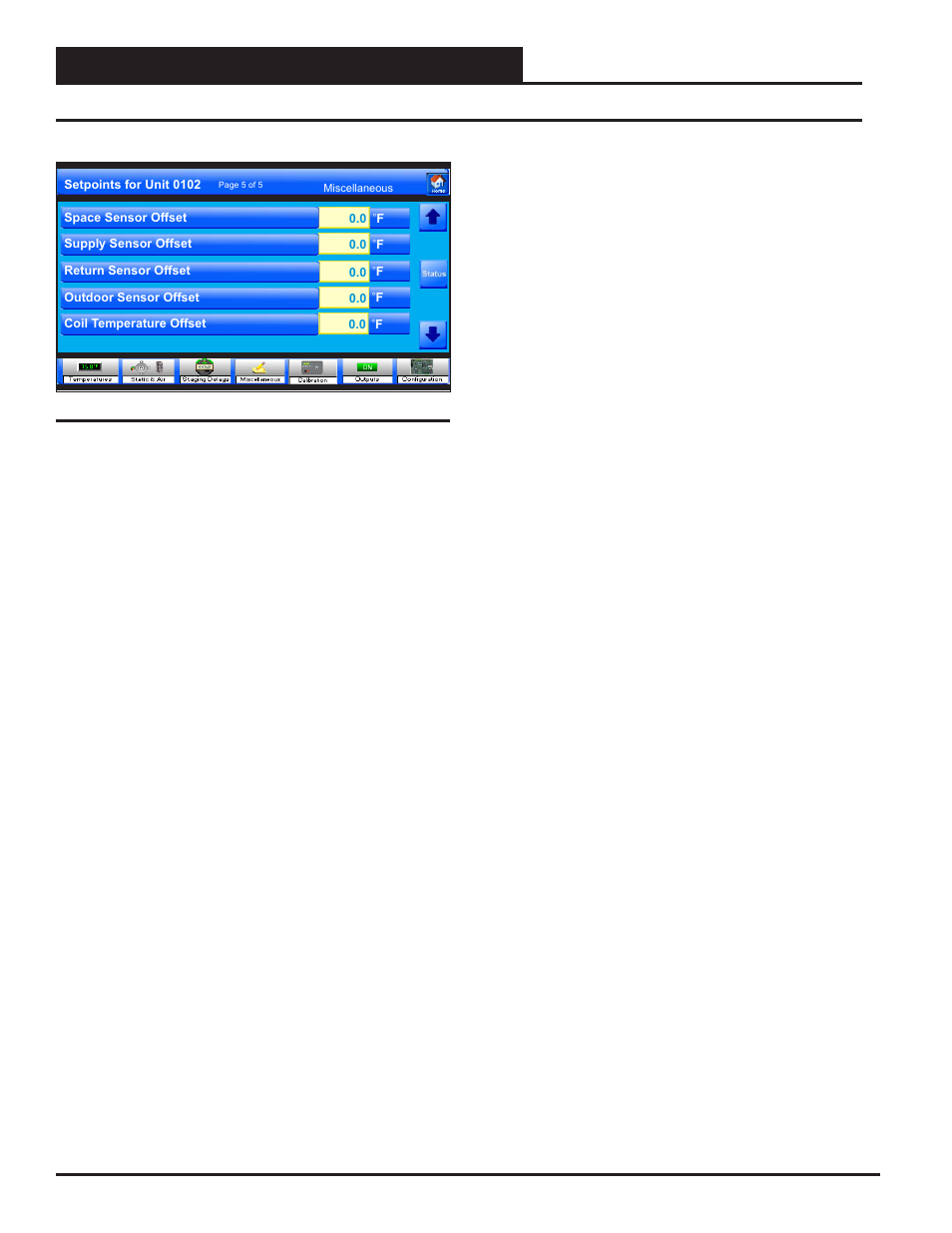 Vcm & vcm-x controllers, Vcm-x miscellaneous setpoints, Smts ii technical guide 40 | Orion System System Manager TS II In-House User Manual | Page 40 / 84