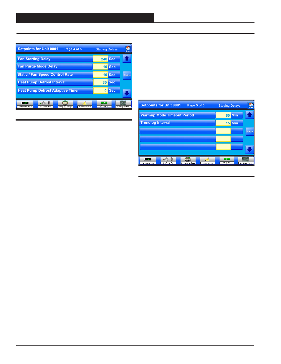 Vcm, vcm-x & vcb-x controllers, Vcb-x controllers vcb-x staging delay setpoints, Smts ii technical guide 58 | Zone | Orion System System Manager TS II In-House User Manual | Page 58 / 84
