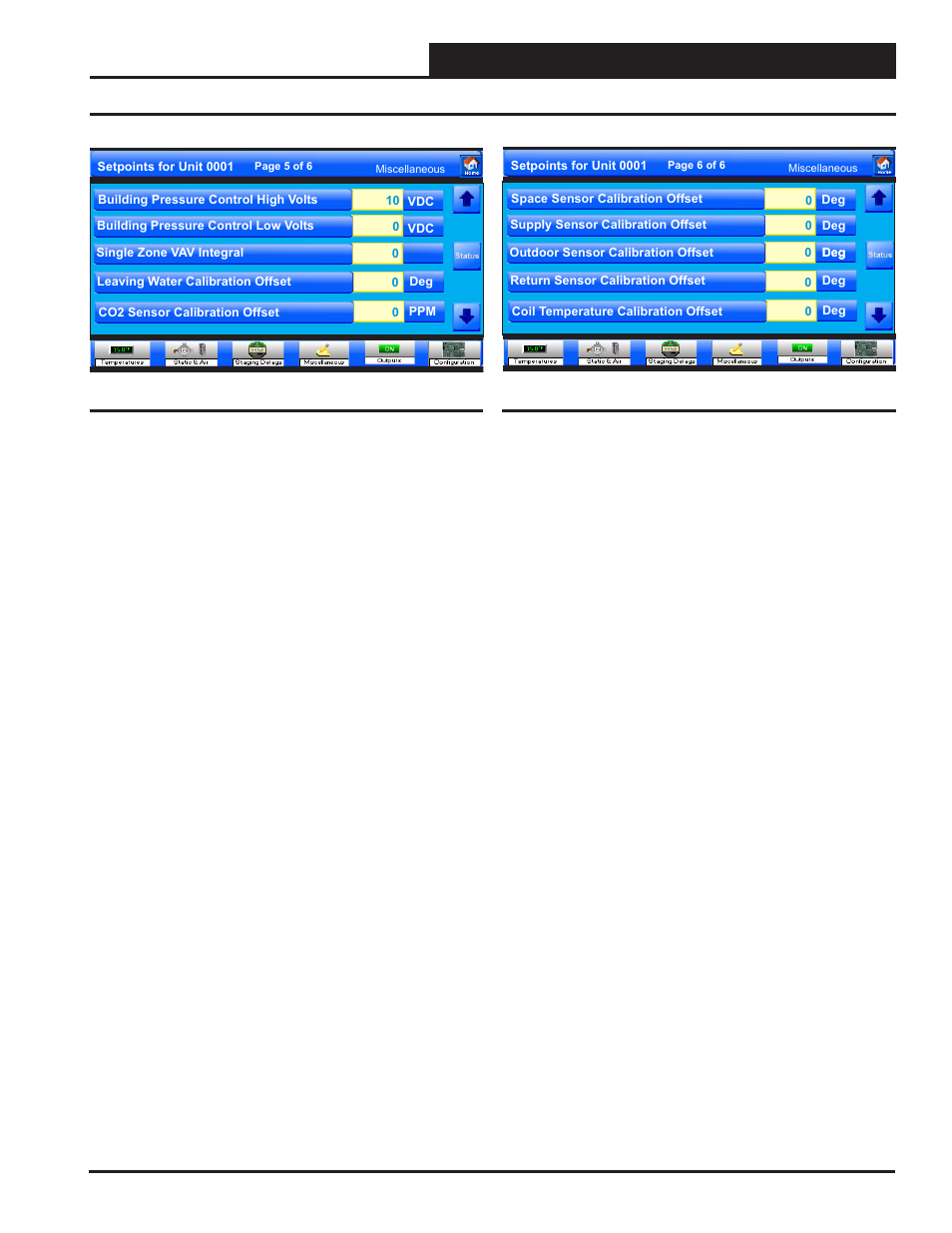Vcm, vcm-x & vcb-x controllers, Vcb-x controllers vcb-x miscellaneous setpoints, Smts ii technical guide | Orion System System Manager TS II In-House User Manual | Page 61 / 84