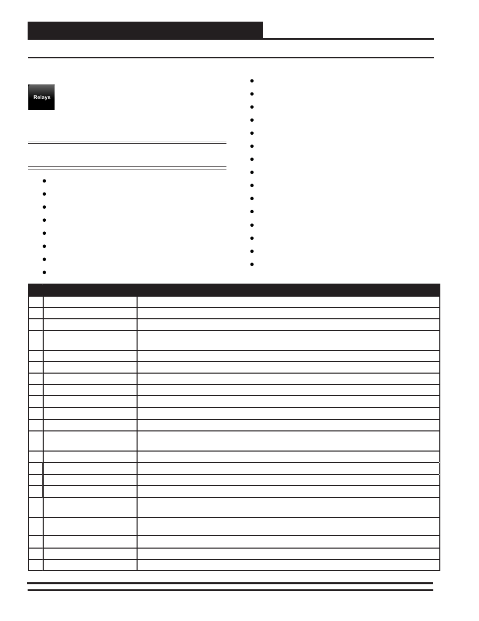 Vcm, vcm-x & vcb-x controllers, Vcb-x controllers vcb-x relays setpoints, Smts ii technical guide 62 | Orion System System Manager TS II In-House User Manual | Page 62 / 84