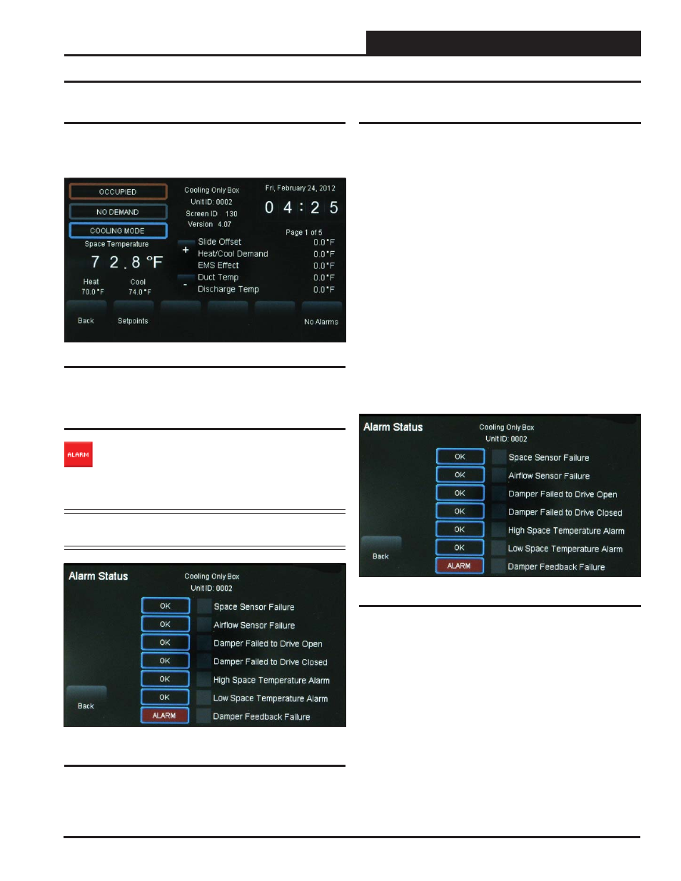 Vav/zone controllers | Orion System System Manager TS II In-House User Manual | Page 63 / 84
